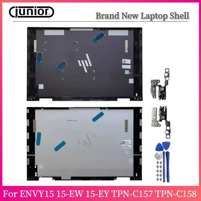 

Запасная новая крышка для ENVY15 15-EW 15-EY TPN-C157 TPN-C158, задняя крышка ЖК-дисплея для ноутбука, задняя верхняя крышка, передняя панель, нижние петли корпуса