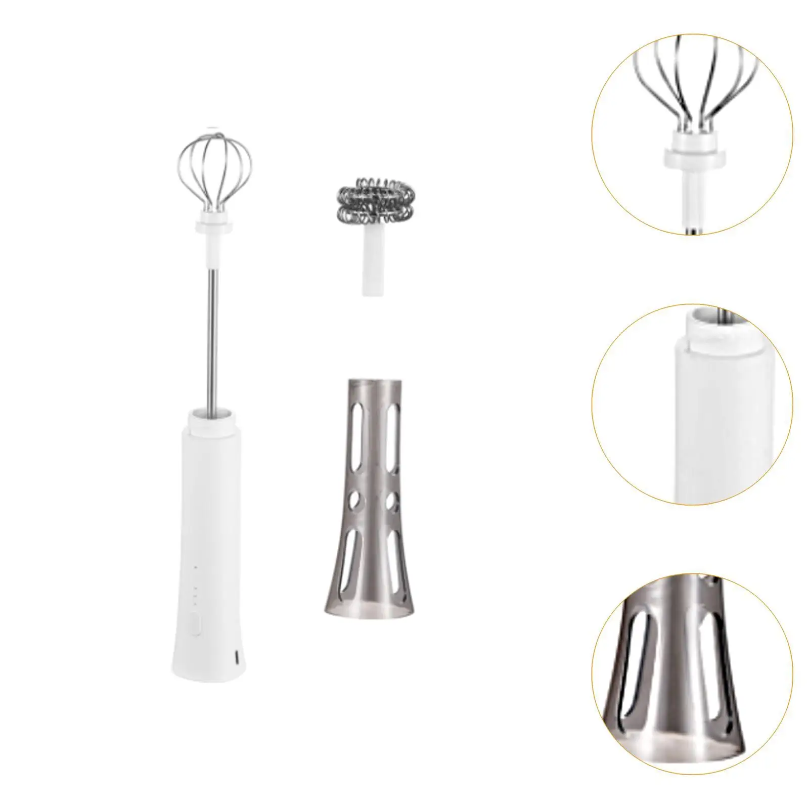 أداة مزبد القهوة الكهربائية لرغوة الحليب المحمولة #5