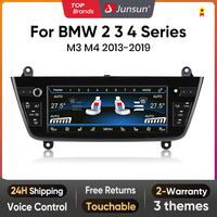 Junsun 8.8 inch Air Conditioning Screen For BMW 2 3 4 Series M3 M4 2013-2019 LCD Digital Display Climate Control Touch AC Board