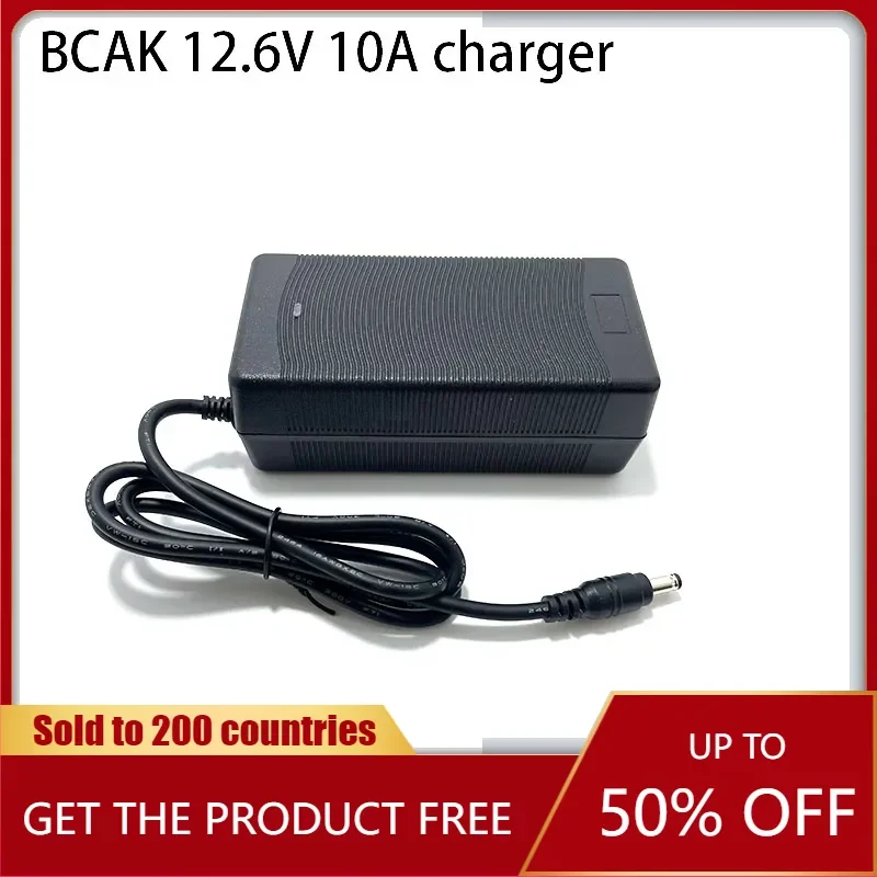 Hot BCAK 12.6V 10A Lithium Battery Charger 11.1V Polymer Charger for Aircraft Model Car Model Camera Backup Battery Charging