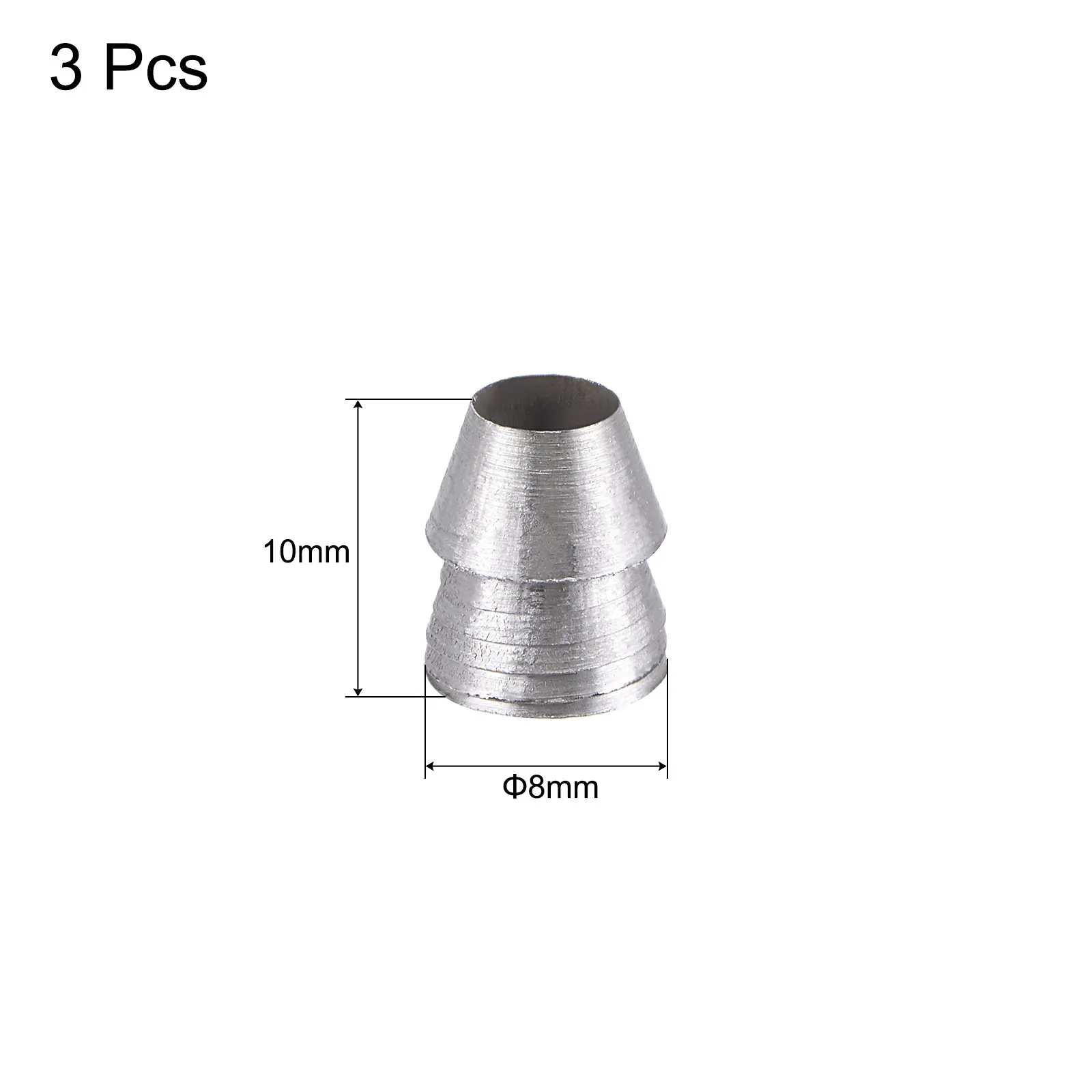 Uxcell 3Pcs 8mm Round Steel Handle Wedges for Axe Claw Hammer Sledge Hammer Axe Handle Wedge Accessories
