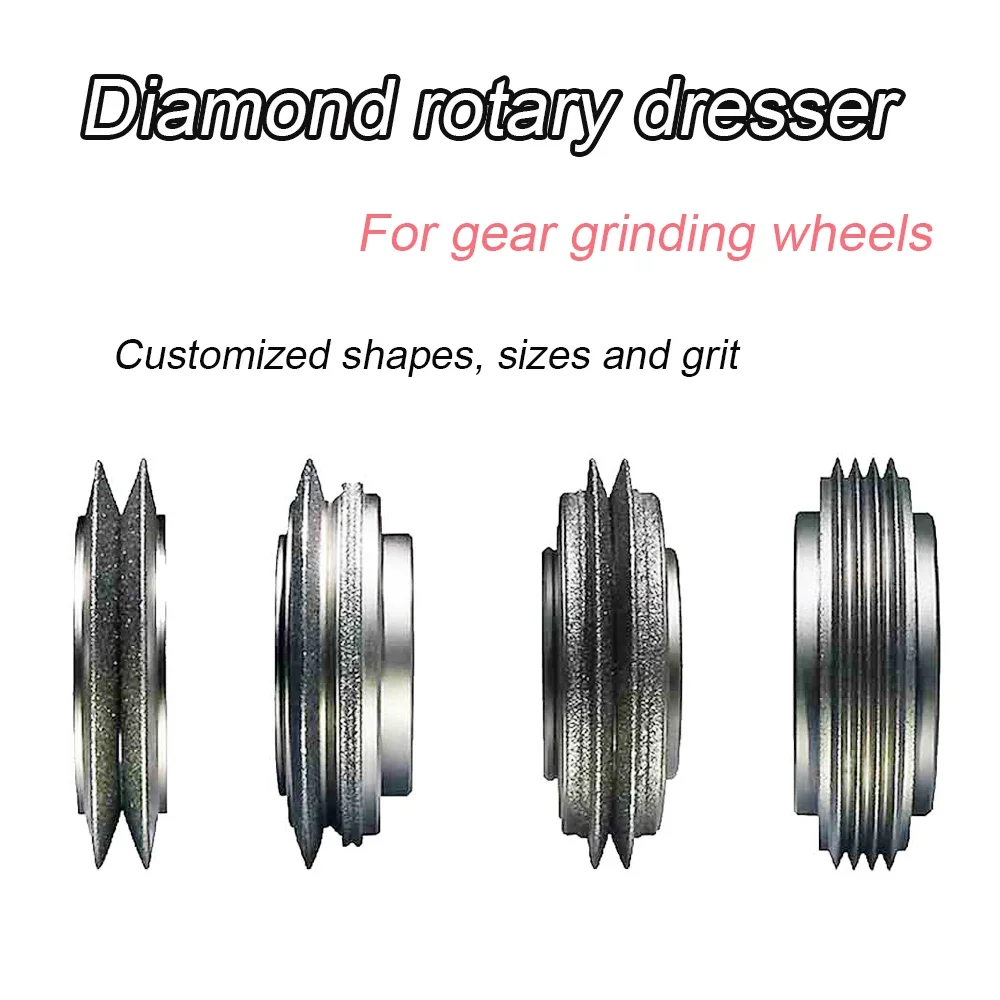 Gear-shaped diamond roller dressers Gear grinding dresser Rotary Diamond dressing tools