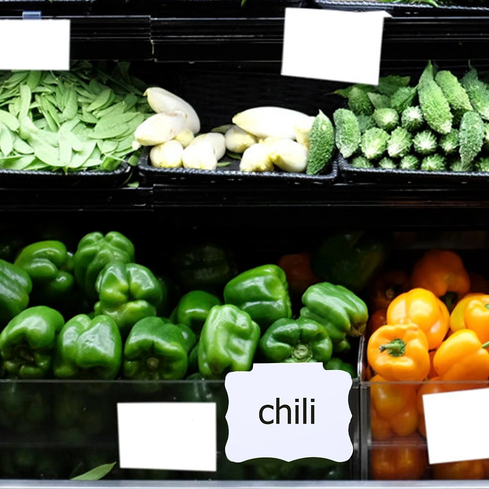 Étiquette de Prix Effaçable à réinitialisation pour mir de Supermarché, Plaque de Magasin, Signe de Marchandise, 20 Pièces