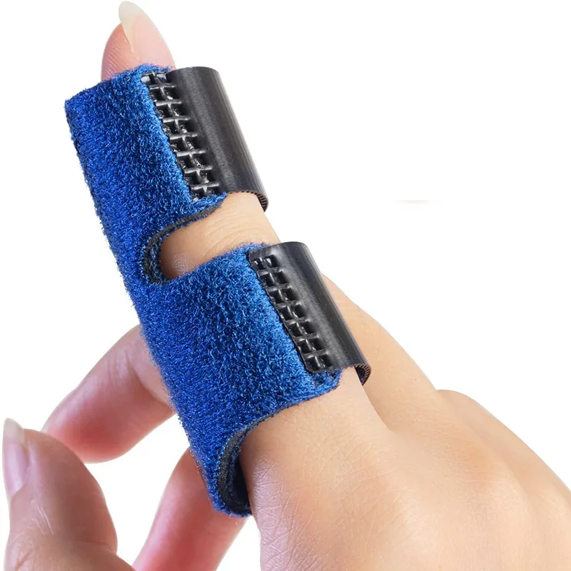 1pc Finger Fixing Splint Straighten Brace Adjustable Sprain Dislocation Fracture Finger Splint Support Corrector Hand Protection