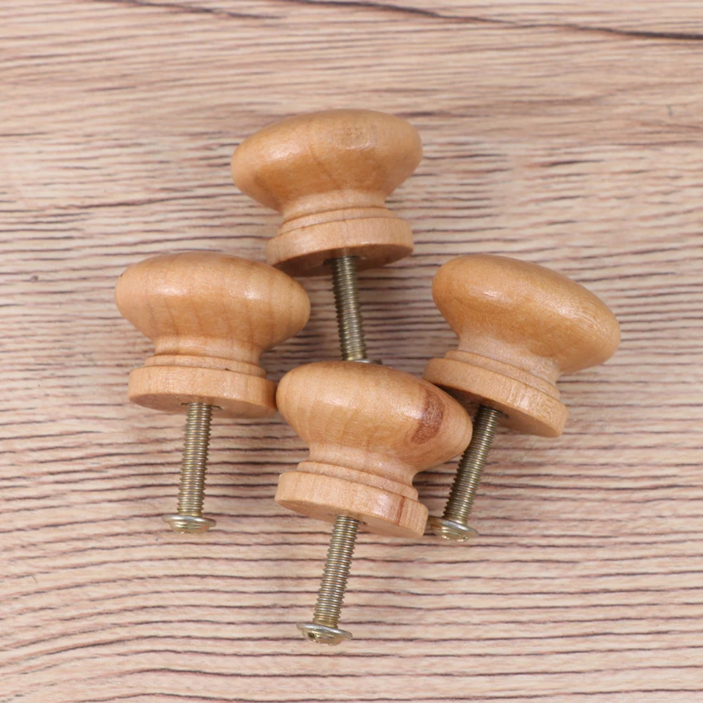 30 قطعة صغيرة الحجم ثقب واحد أثاث خشبي مستدير مقابض للأدراج أنماط كلاسيكية سهلة التركيب مقابض الخزانة #6