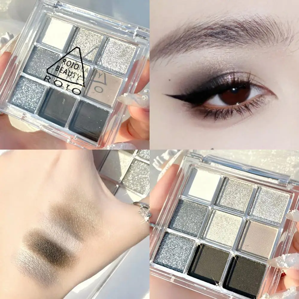 Long-Lasting Smokey Eye Makeup, deslumbrante Glitter Eyeshadow, Matte versátil, vibrante e único, Trending Formula, Dark