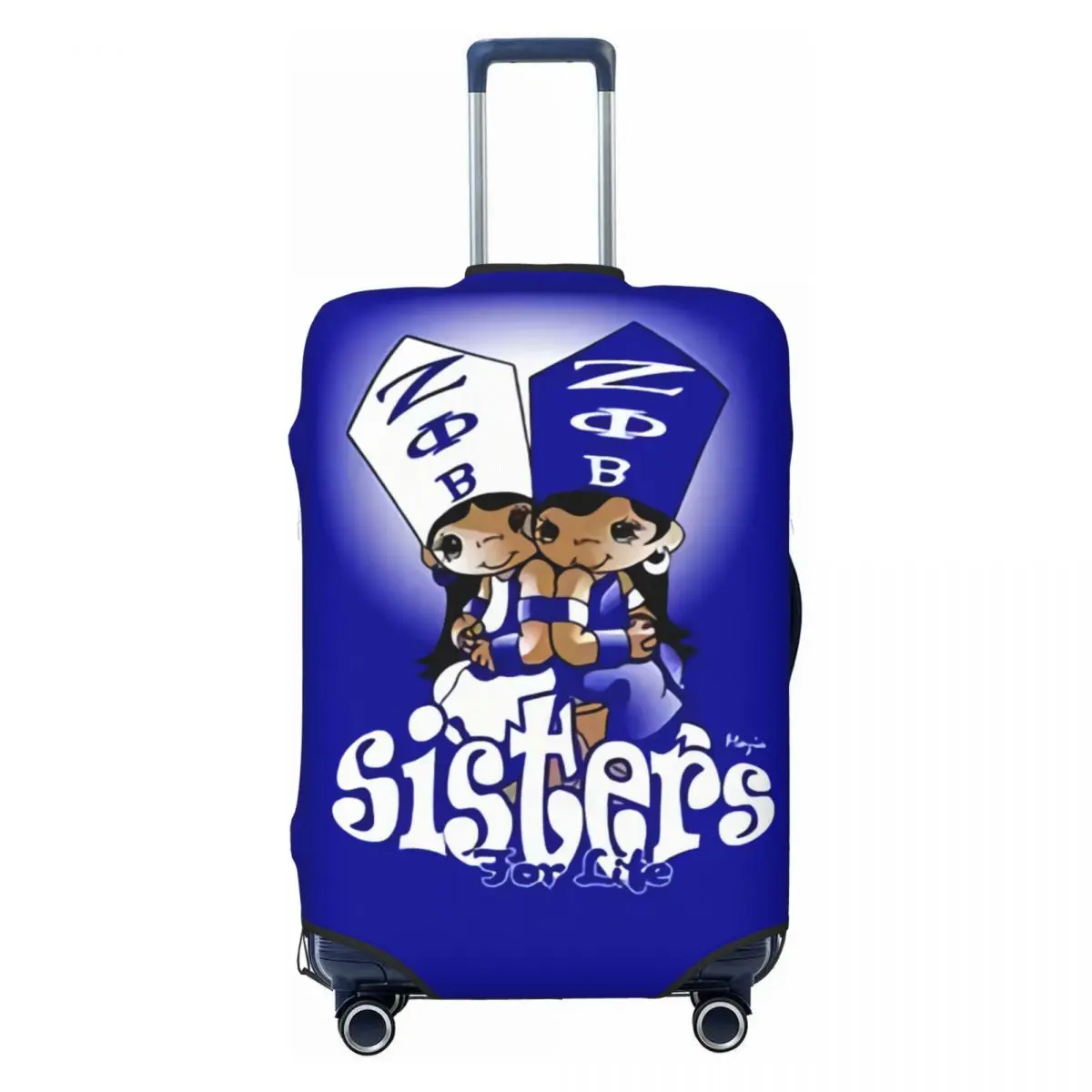 

Пользовательский Zeta Phi Beta Sisterly Love, защитный чехол для багажа, греческая буква 1920, дорожный чемодан, защитный чехол для 18-32 дюймов