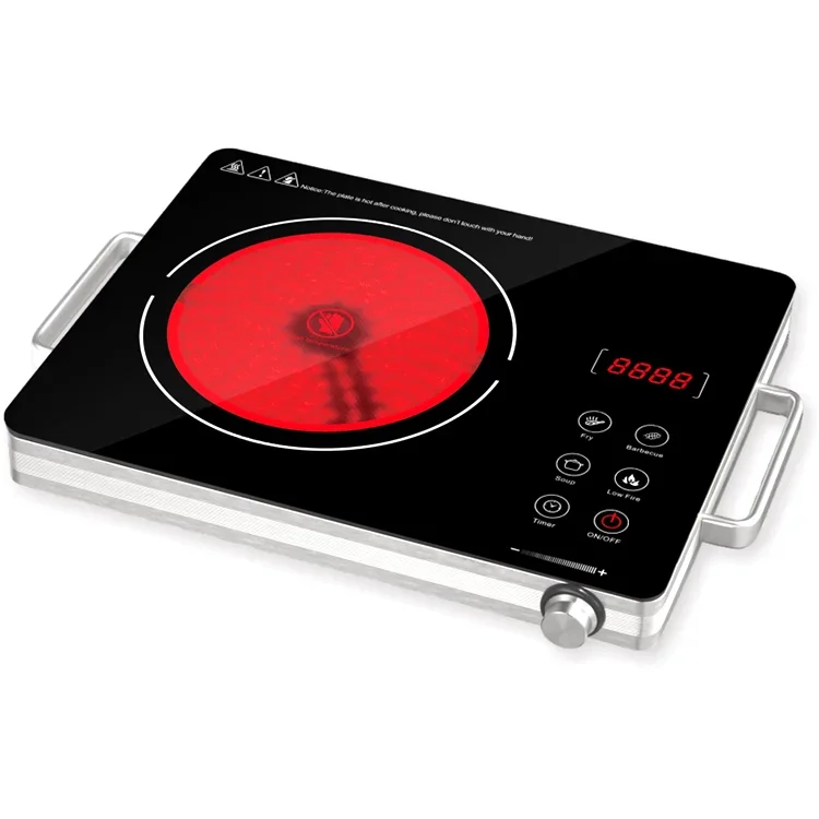 Stainless steel electric heating 1 burner infrared induction  ceramic hot pot induction cooker