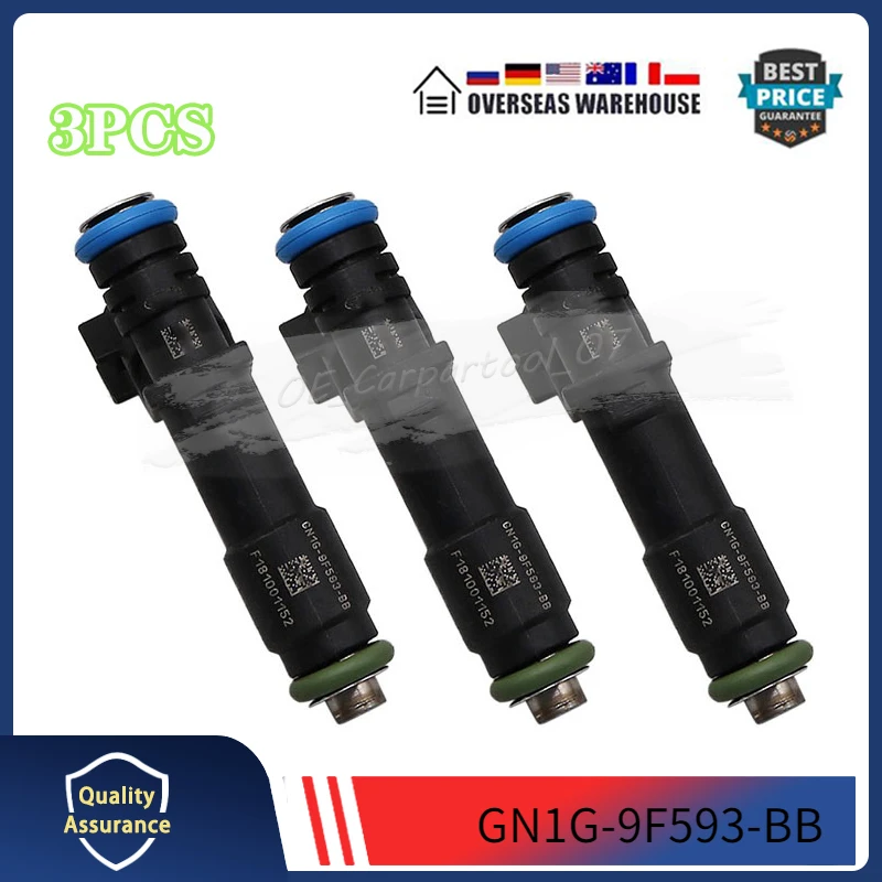 

GN1G-9F593-BB Fits For Ford Set Of 3 Fuel Injectors GN1G9F593BB GN1G-9F593-BA GN1G9H487BA