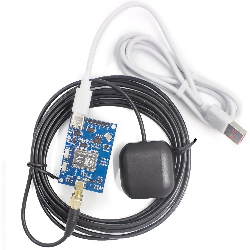 RTK Base Station Board Quectel LC29H GNSS Dual Band L1 L5 GPS Glonass Galileo High Precision Positioning Module Output RTCM Data