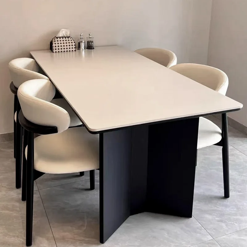 

Creative Aesthetic Table Minimalist Modern Trendy Classic Dining Table Premium Beauty Tavolo Di Pranzo Dining Room Furniture