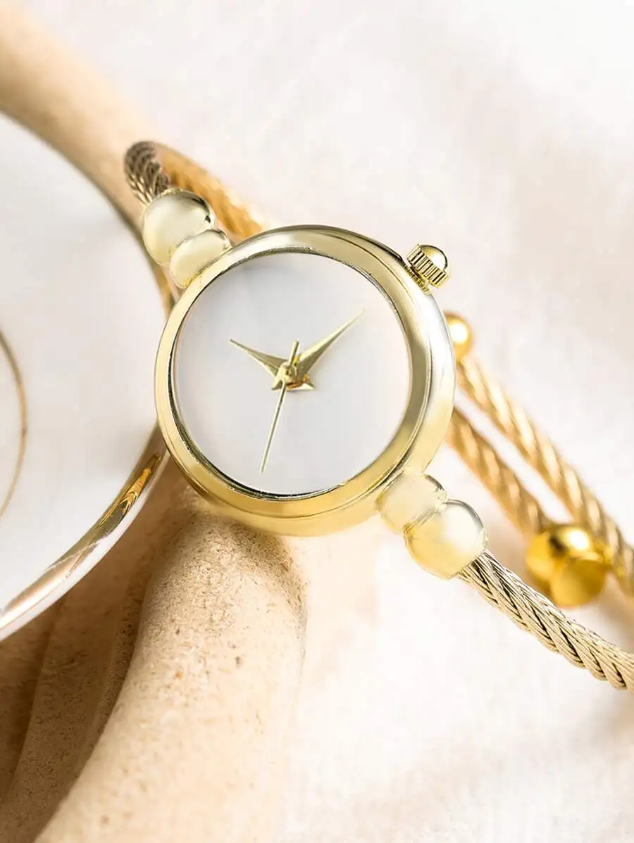 1pc Creative Mori Girl Style Ins Network Quartz Watch Bracelet