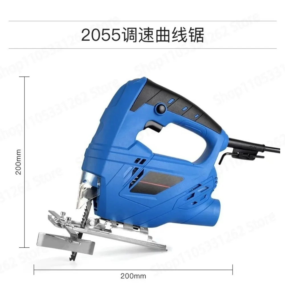 Reciprocating Jig Saw Handheld Electric Cutting Tool Multifunctional Woodworking Cutter for Board Decoration Household Use