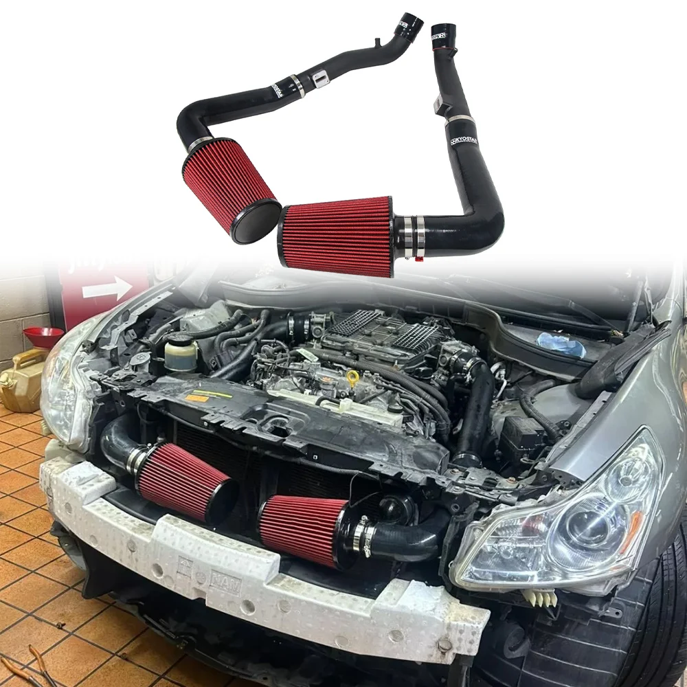 

KYOSTAR for 370Z G37 G25 Q40 Q50 Q60 VQ25HR VQ35HR VQ37VHR V6 Cold Air Intake Kit Performance 2.5''' High-flow