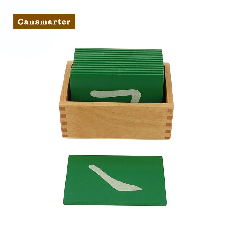 Baby Toys Montessori Materials Wooden Stroke Chinese Sandpaper Chinese Writing Early Learning Educational Toys for Children