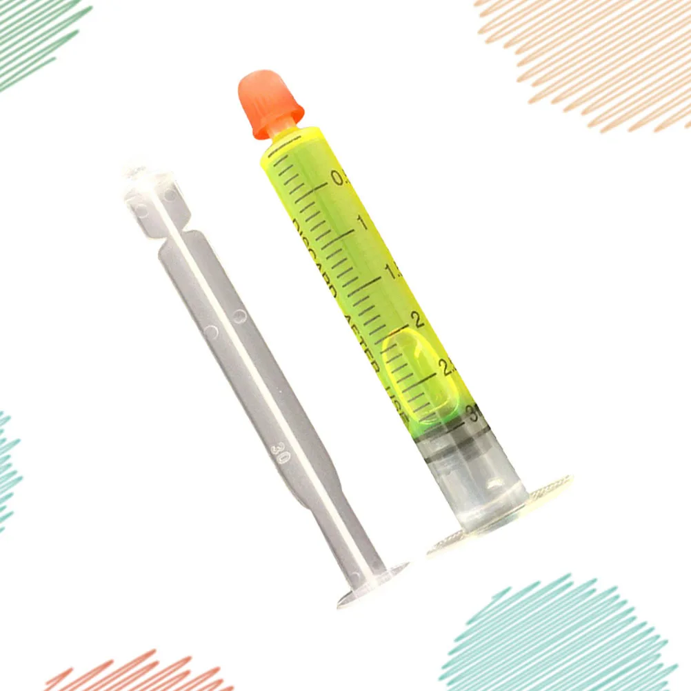 

2pcs Fluorescent Oil Leak 2.5Ml High Concentration Ac Dye For Refrigerant Leak Conditioning Oil