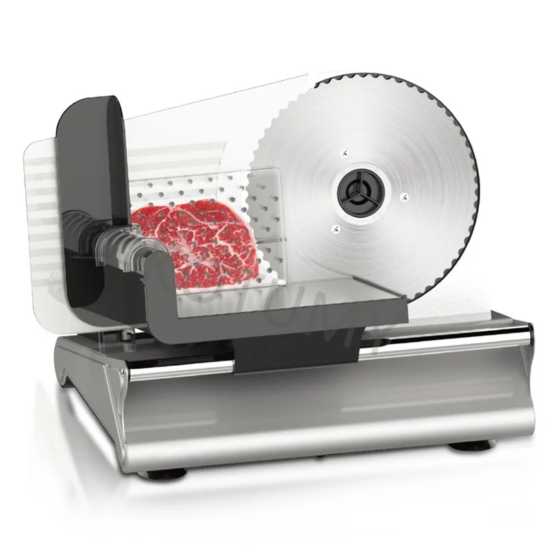 Household Small Meat Slicer Machine 110V 220V Electric Stainless Steel Blade Food Cutter For Beef Mutton Ham Kitchen Food Proces