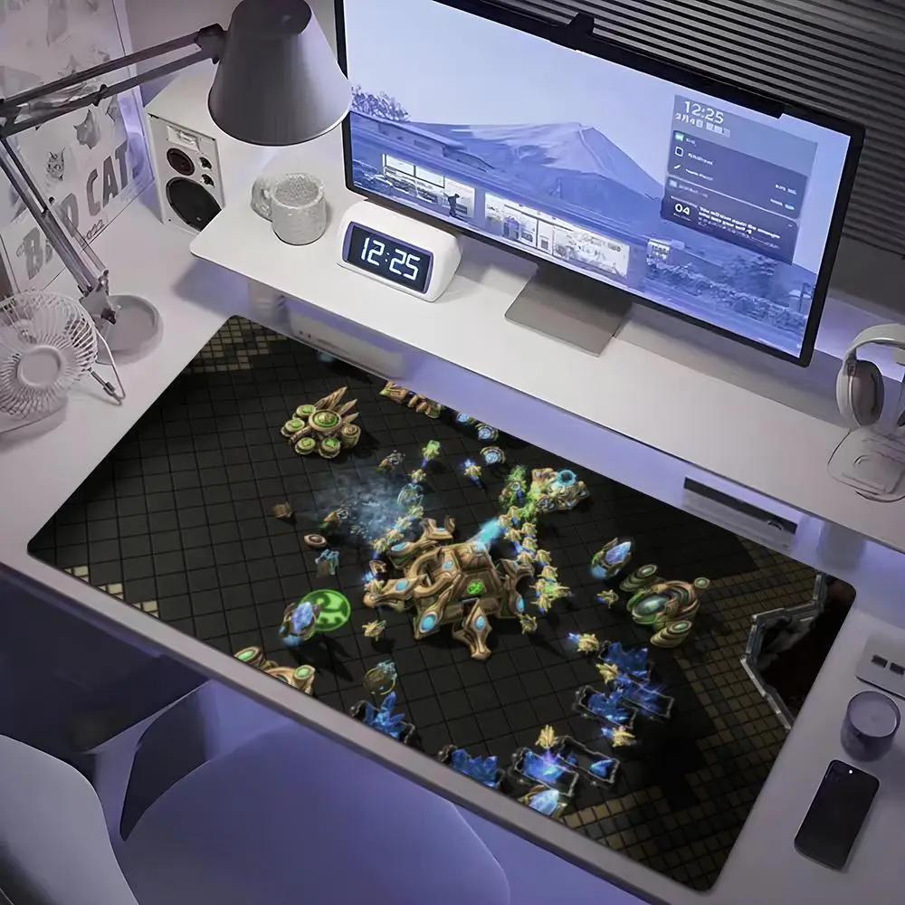 

starcraft 2 Mouse Pad Tablet mouse Pad Laptop xl desktop mouse pad, cute HD Rainbow Gaming keyboard pad, csgo Player, 90x40