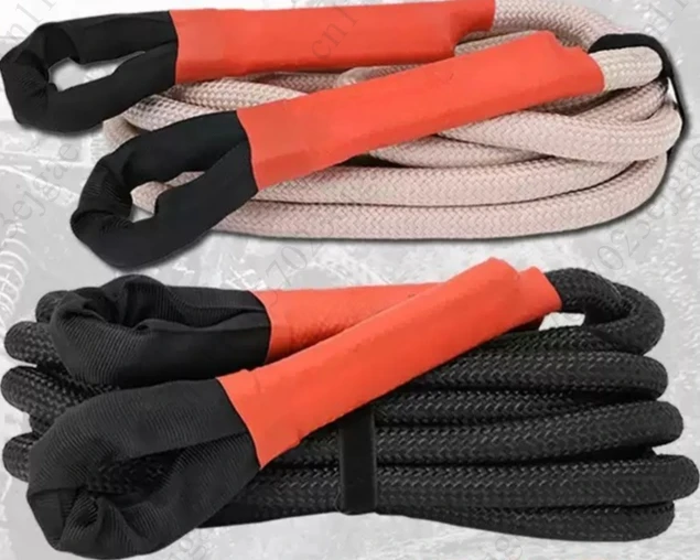 Tow rope, special thickened elastic pull rope for off-road vehicles, 10,15-ton rescue rope for truck tractors