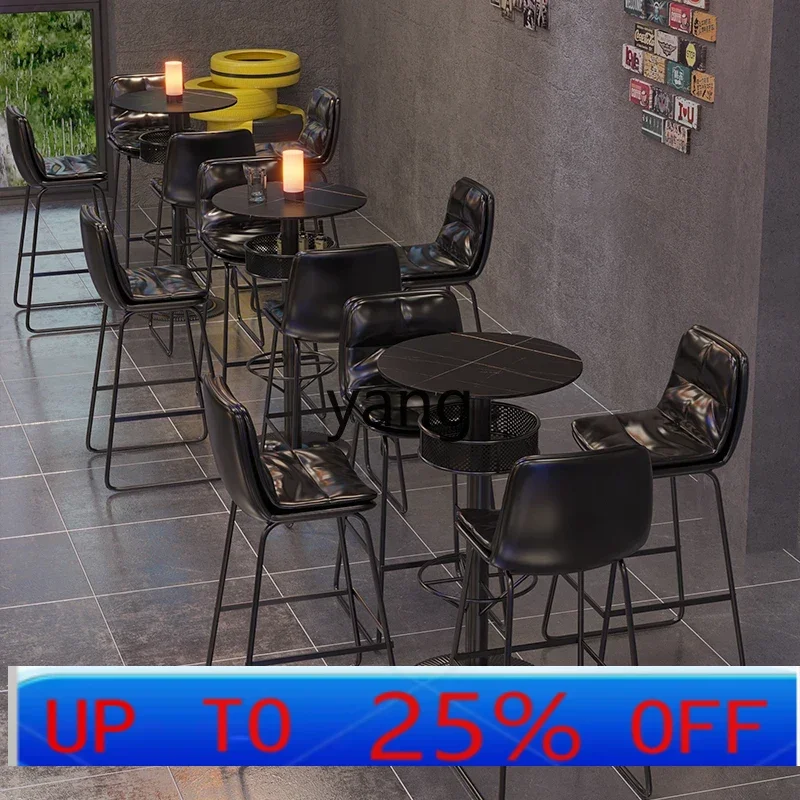 

LMM bar table and chair combination custom industrial style bar table high stool