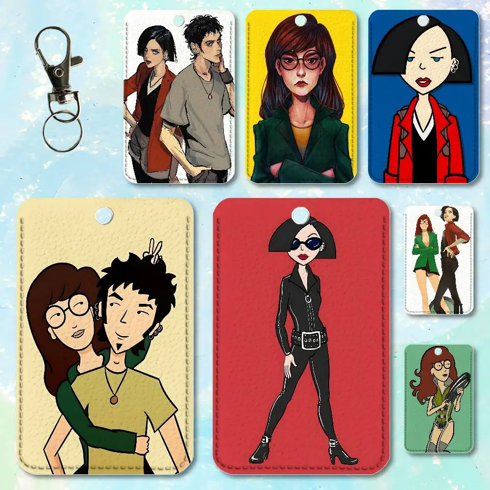 

D-Daria Holder Keychain For Work Card Bank Business Holder Student Card Protective Case Bus Card