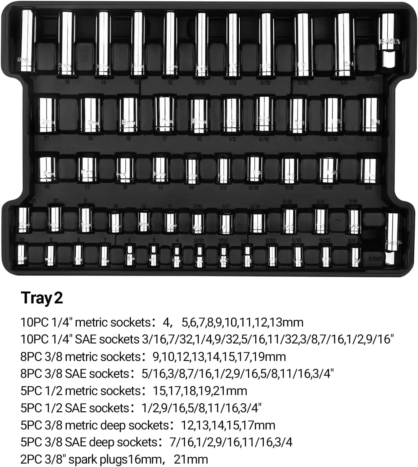 مجموعة أدوات يدوية ميكانيكية من DEKO مجموعات مقابس 234 قطعة 1/2 1/4 3/8 بوصة مفتاح ربط بسقاطة مجموعة صناديق أدوات السيارات لإصلاح السيارات والمنزل #4