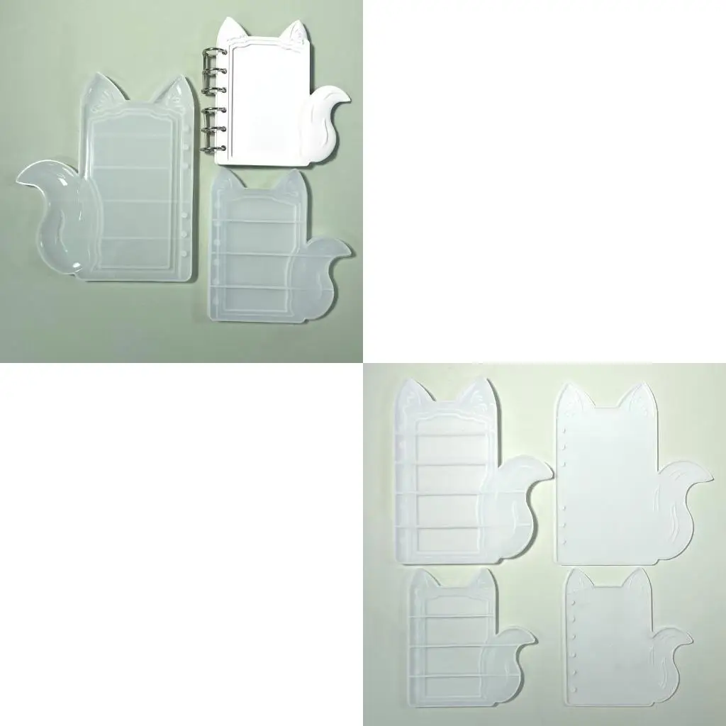 

9HJK 1 Set Easy to Use Silicone Mould Versatile Epoxy Resin Mold DIY Jewelry Casting Mould Ear Notebook Molds