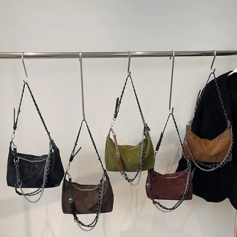 

Luxury Chic Retro Designer Diaper Bag For Women Trendy Leather Crossbody Handbag Unique Vintage Elegant Messenger Purse Large