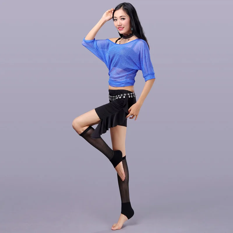 Nuevo traje de práctica de danza del vientre Sle Original, traje de baile de Colion de Color, disfraz de actuación, Top y falda para mujer