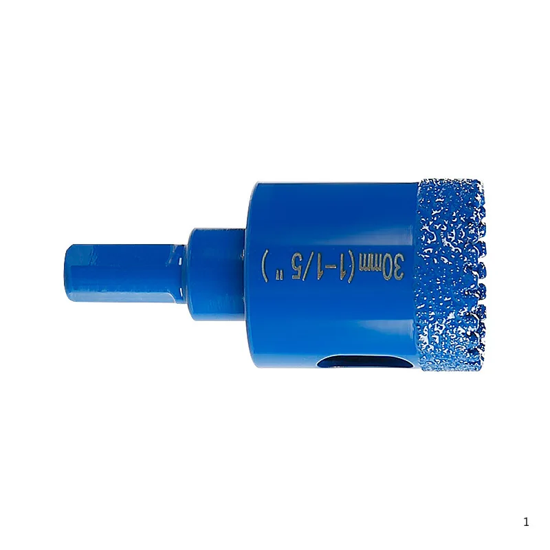 Sawtooth hole opener 10-piece set of all-ceramic tile ceramic quartz stone marble electric drill special dry drilling bit