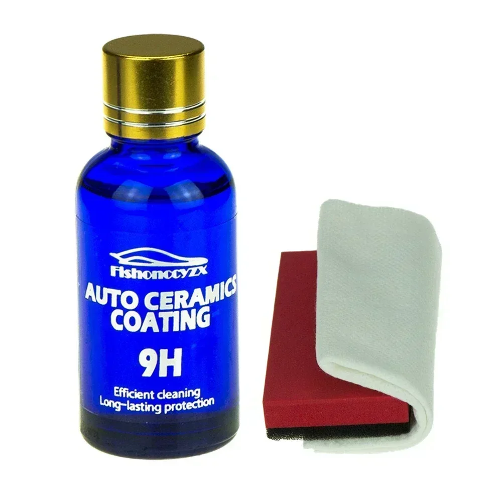 9H Car Nano Plated Crystal Ceramic Coating Hydrophobic Glass Polishing Coating Set Without Box Car Paint Maintenance Fluid