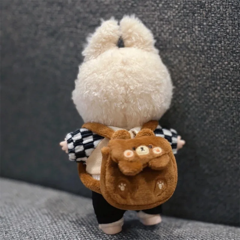 Mini mochila para muñeca de peluche, accesorios lindos