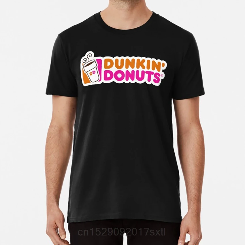 Dunkin Donuts Gift Merchandise Stuff T-Shirt Summer Fashion Funny High-Quality Printing 100%Cotton Tee