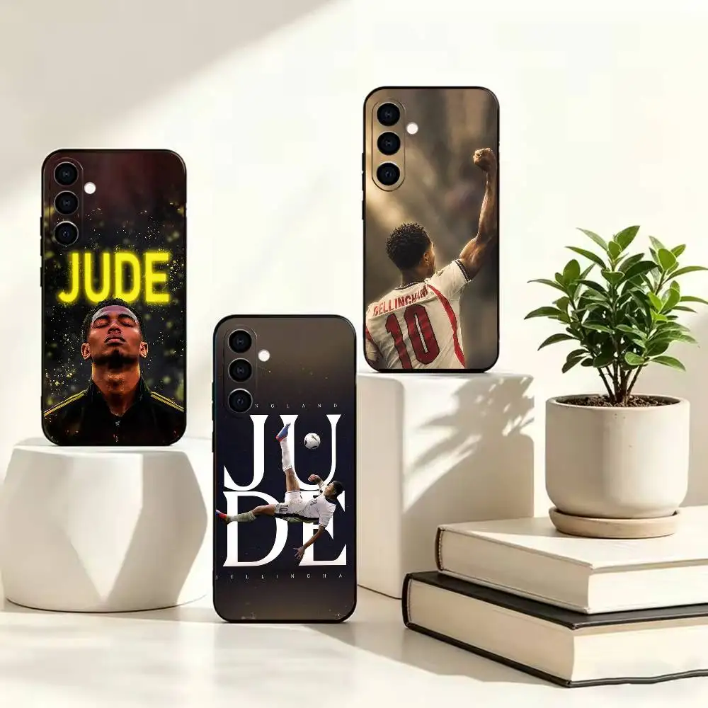 J-Jude Bellingham Football Pro Stand Soft Silicone Phone Case Ultra Thin For Samsung A73 20,21s,22,31,32,52,53,72