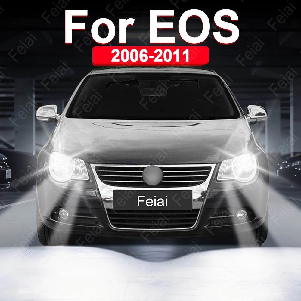 

Светодиодные лампы для фар Volkswagen VW EOS, аксессуары, суперяркие светодиодные автомобильные фары, 2006, 2007, 2008, 2009, 2010, 2011, фары для EOS