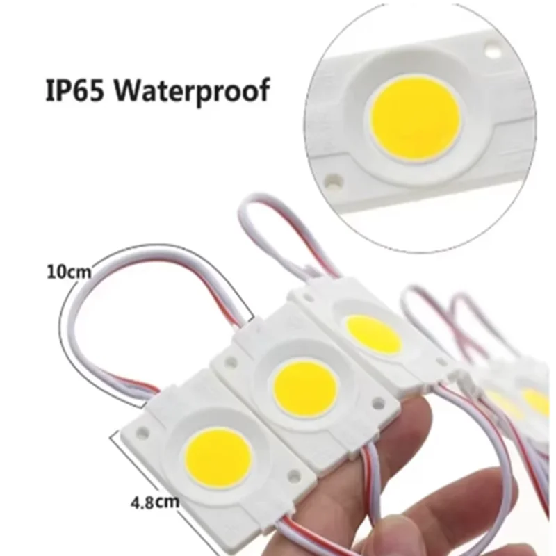 24V Waterproof 3LED LED Module, 2835 Injection-Molded Light, Makeup Mirror Backlight Lamp