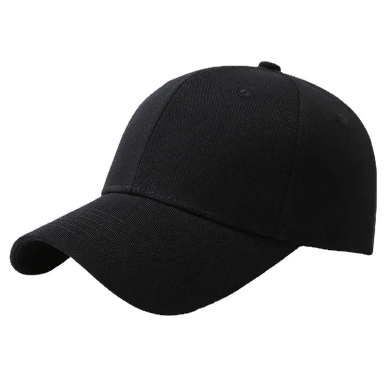 Unisex Spring Autumn Pure Cotton Plain Baseball Cap High Quality Casual Solid Hat