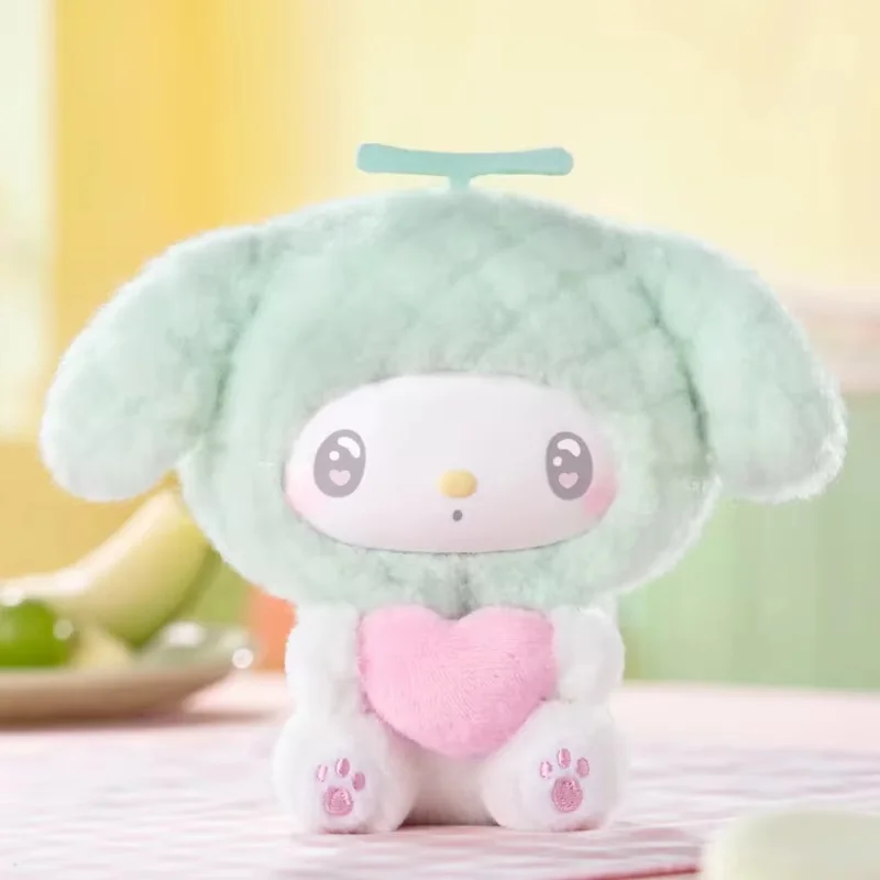 

Подлинная Sanrio Melody, серия 50-летия, виниловая плюшевая глухая коробка, кавайные украшения, куклы, фанаты, детский подарок на день рождения, игрушка