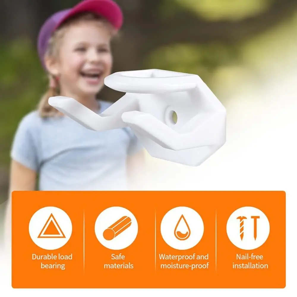 10Pcs Plastic Hat Display Hooks Self Adhesive Space Saving Baseball Cap Storage Rack Wall Mounted Baseball Caps Hangers Store