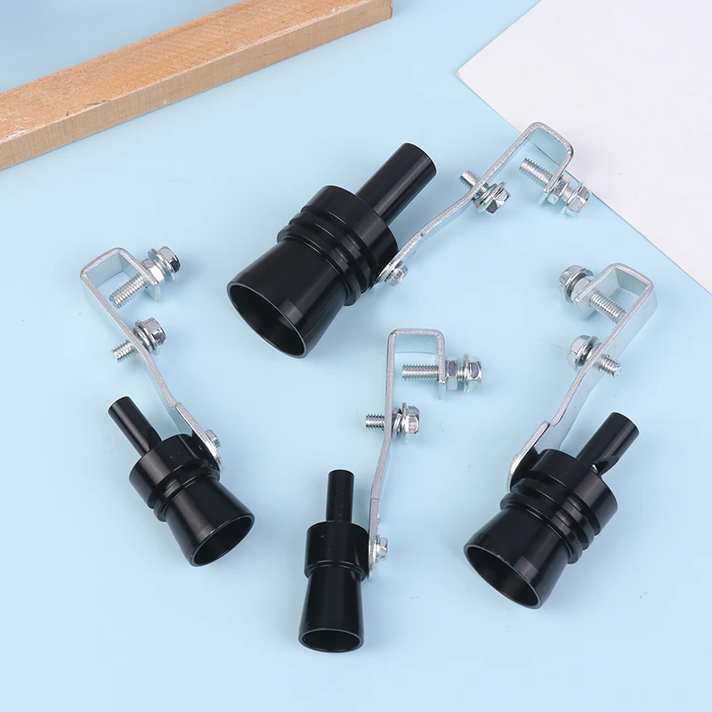 【K】1Pcs Sound Simulator Car Turbo Whistle Exhaust Pipe Muffler Blow Off Universal Car Styling Tuning Mufflers Instruments