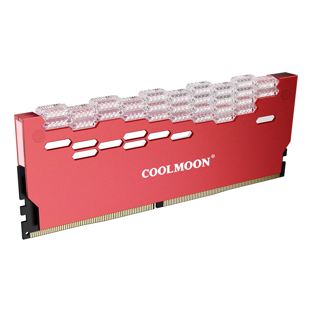 COOLMOON RA-2 RAM Heat Sink Cooler ARGB Colorful Heat Spreader for PC Computer