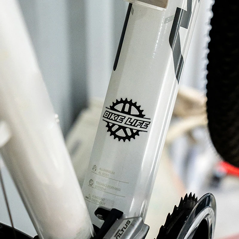 

1Pc BIKE LIFE Bike Stickers For Bike Frame Top Tube Decorative Helmet Vinyl Decal For Bike Waterproof Motorcycle Accessories