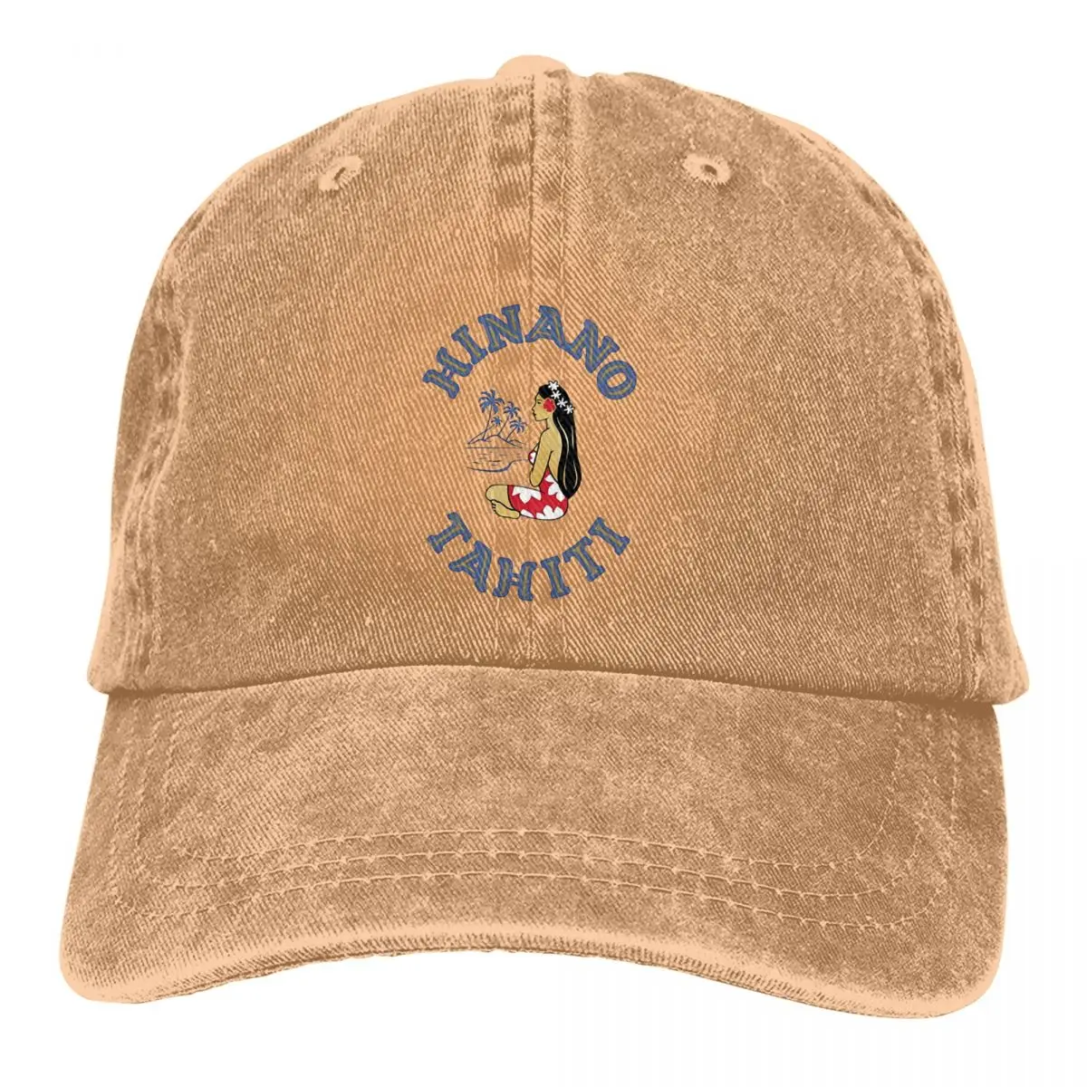 Pure Color Dad Hats Beer Women's Hat Sun Visor Baseball Caps Hinano Tahiti Beach Leisurely Peaked Cap