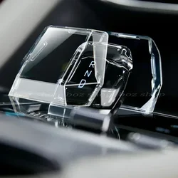 Car File Handle Protective Case Gear Transparent Gear Handle Head Accessories For BYD Seal /Song PLUS 2023-2025 /Sea Lion 07