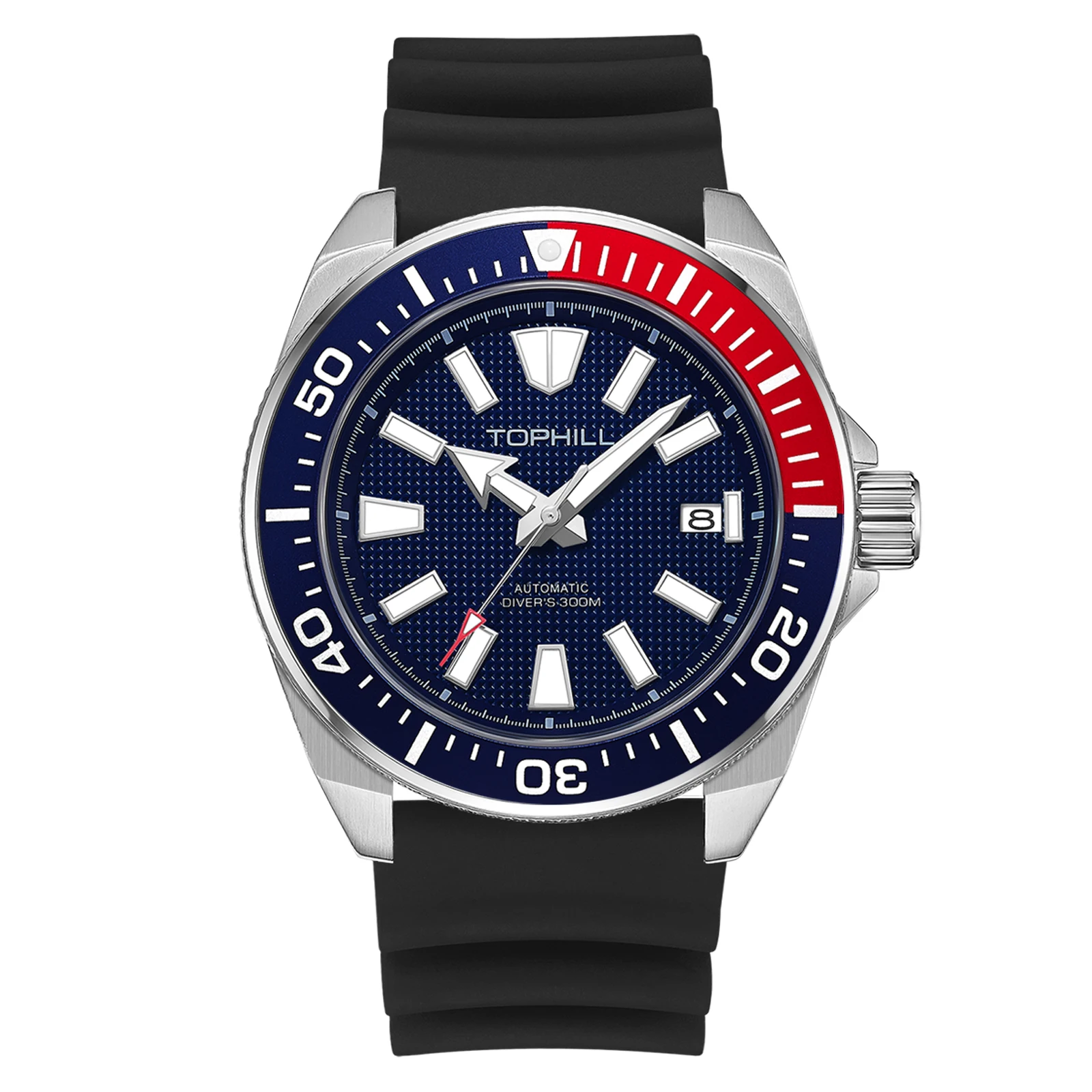 TOPHILL High Quality 300M Waterproof Automatic Diving Watch Men's Mechanical Wristwatch Sapphire Super Luminous Watches for Men image 3