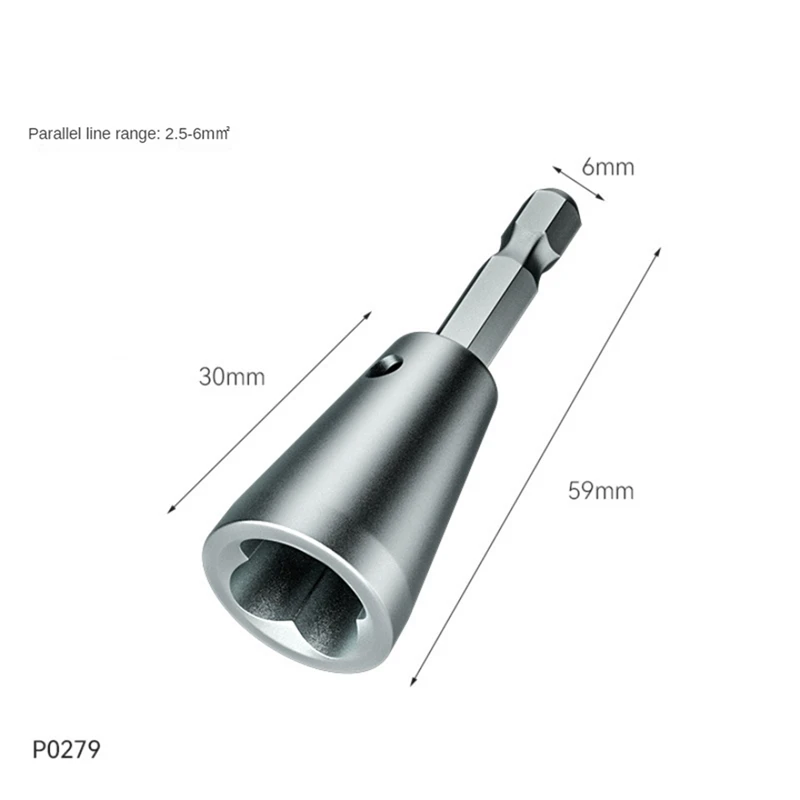 2 шт., инструмент для скручивания проволоки, инструмент для зачистки проводов и сарнистая дрель, инструменты для зачистки проводов для 2,5-6 квадратных миллиметровых проводов, прочный