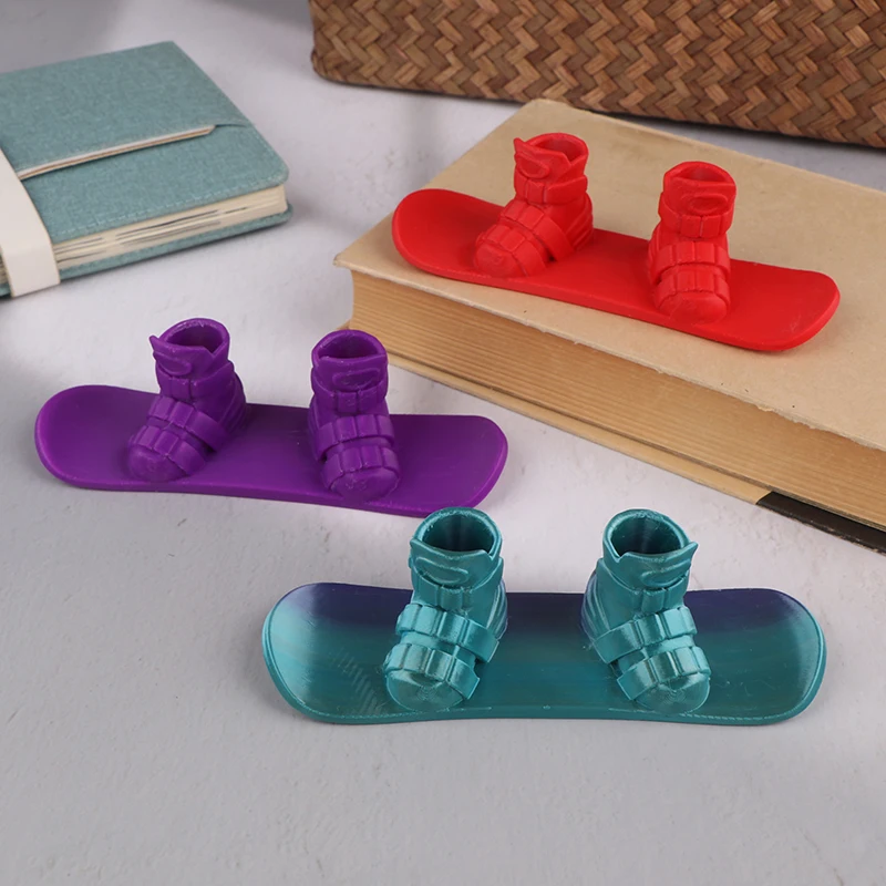 Mini-Finger-Skateboards, 3D-gedrucktes Finger-Schneebrett, Spielzeug für Ski-Enthusiasten und Fingerspitzen-Gamer, Geburtstagsgeschenk