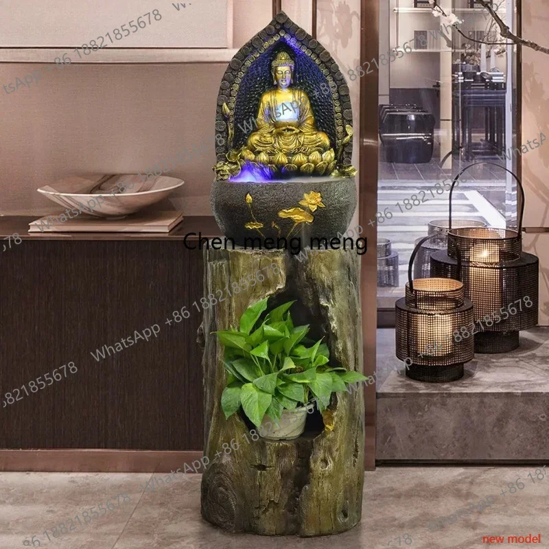N138Tabletop ornament, flowing water fountain, feng shui ball wheel, living room, open water feature