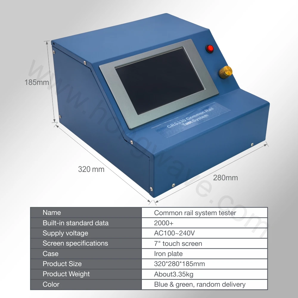 CRS330 Diesel Pizeoelectric Electromagnetic Common Rail Injector Tester Bench Equipment Testing Machine With 6 Injectors