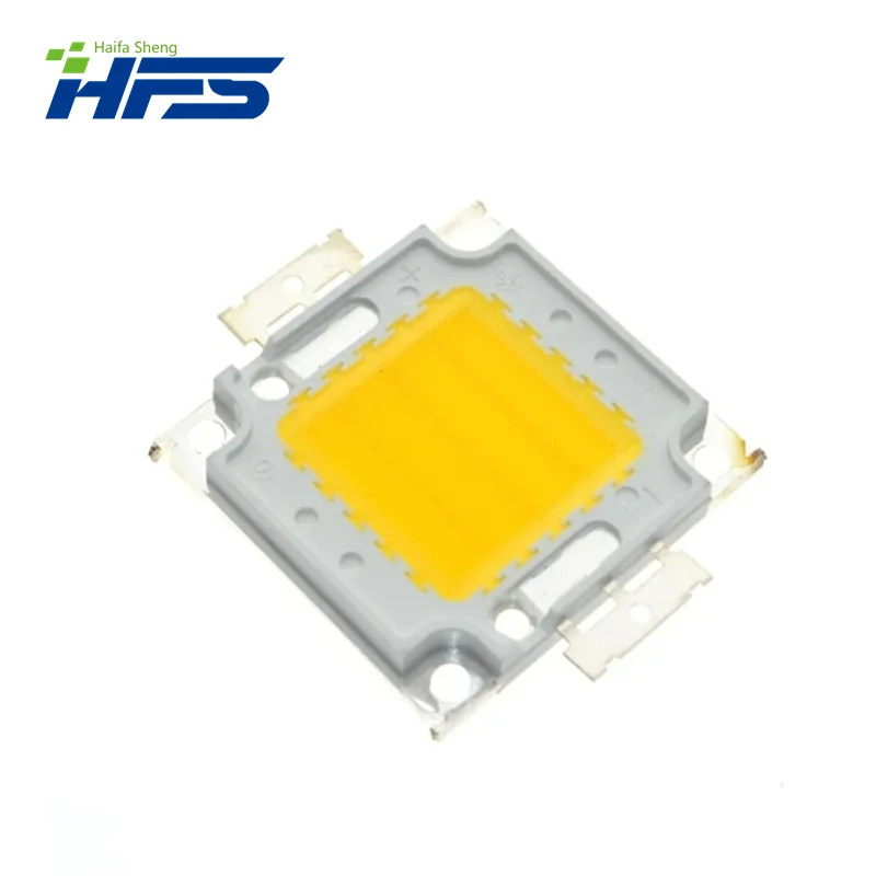 Lampu bohlam LED terintegrasi daya tinggi, 20W 30W 50W 100W putih/hangat EPISTAR COB